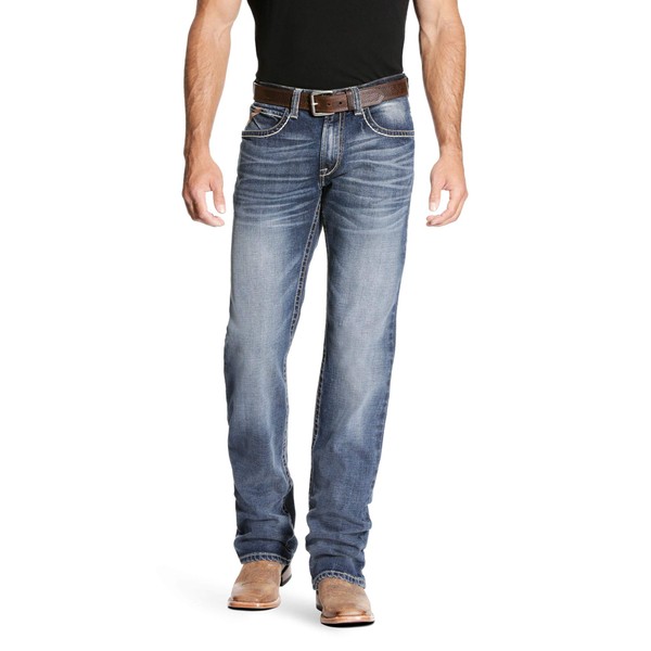 Ariat Men's M4 Low Rise Boot Cut Jeans, Silverton, 32W