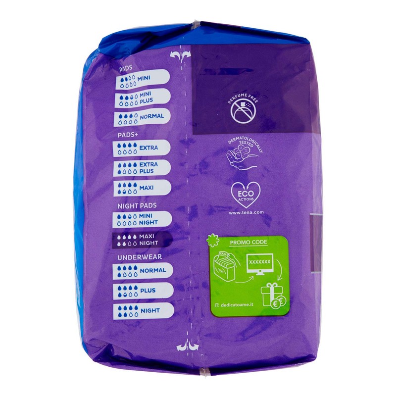 Three Packs of Tena Lady Maxi Night Pads