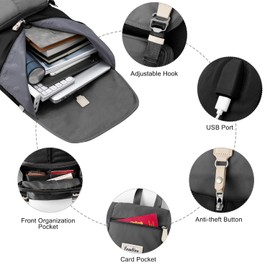 YAMTION Laptop Backpack for Women & Men,College Bookbag High School Backpack for Girls & Boys