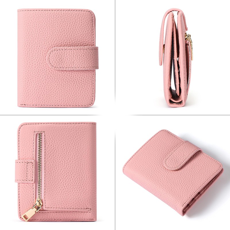 FALAN MULE Women's Small Mini Leather Purse with RFID Protection,