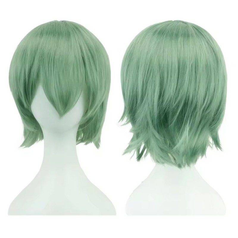 12 Inch Short Bob Wig with Bangs - Synthetic Cosplay