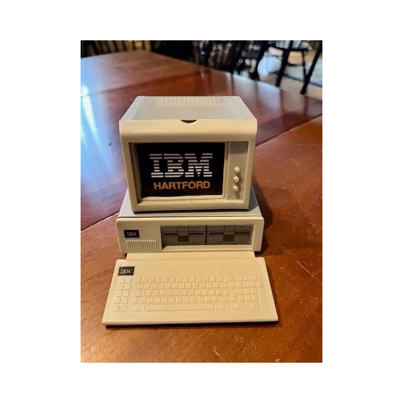 IBM Vintage 1983 Hartford IBM Advertising Personal Computer Desk Caddy