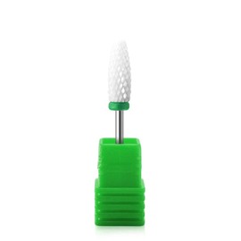KADS Ceramic Nail Drill Bit, Nail Drill Machine Bit, Grinding Nail, Grinding Tool, Drill Bit, Nail Art File, Abrasion Resistant, Corrosion Resistant, High Hardness (E00057-C)