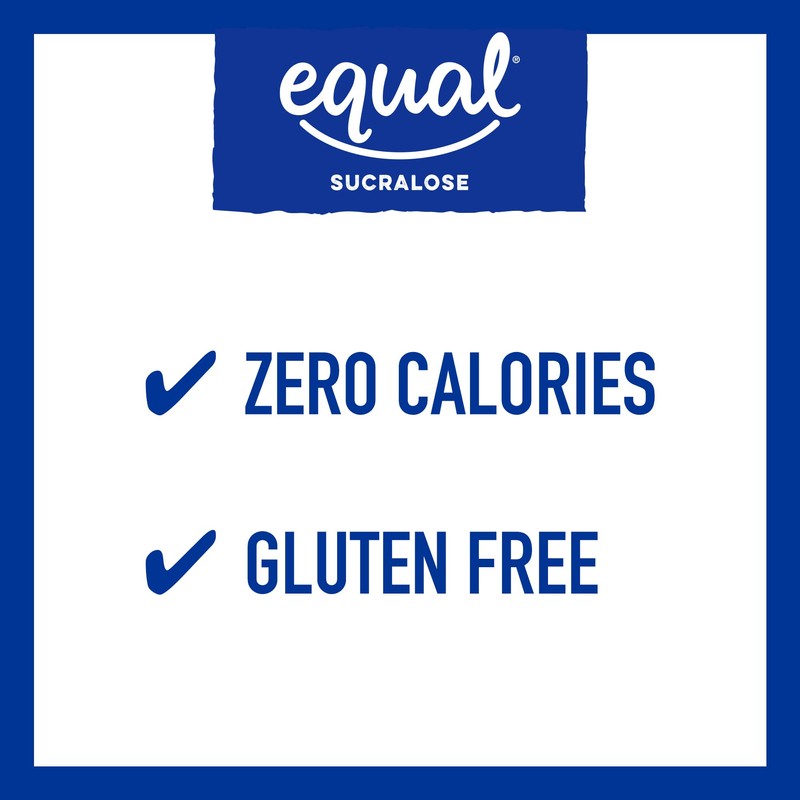 EQUAL Yellow Zero Calorie Sweetener, Sucralose Sugar Substitute, Zero Calorie