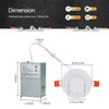 CycevSun 3 Inch LED Recessed Lights with Night Light, Dimmable