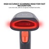 Barcode Scanner Bluetooth 2.4GHz Wireless CCD Red Light Rechargeable 1D