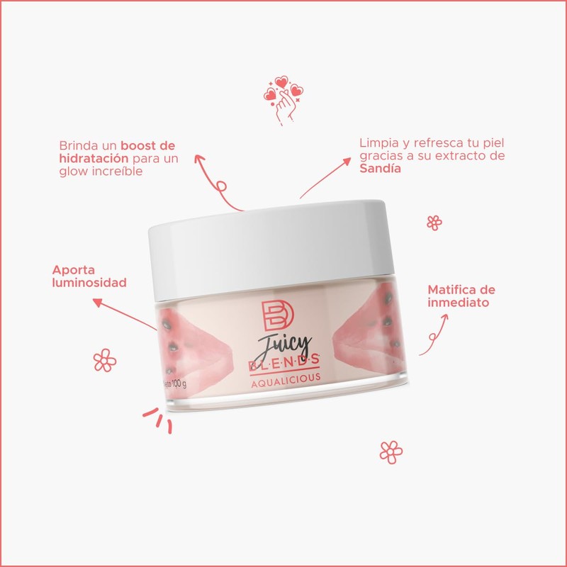 Blends Juicy Gel Hidratante Facial 4 en 1 Watermelon Madness