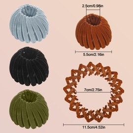 elthmpr Bird Nest Hair Clip - Pack of 4 Vintage Bird Nest Hair Clips Hair Clips for Women Ponytail Holder Haircut Bird Nest Hair Bun Clip for Everyday Use Birthday Party