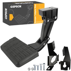 GSPSCN 75313-01A Tailgate Bedstep Rear Bed Step Replacement for Ford F250 F350 F450 2017-2023 (Not Work When F450 Vibration Damper is Installed) Folding Truck Step Retractable Bumper Tailgate Step