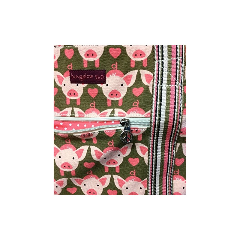 Bungalow 360 Striped Tote (Octopus)