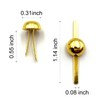 Qgond 300PCS,Brads for Paper Crafts,Brass Fasteners,Paper Fasteners,Brads Paper Fasteners,Paper Fasteners