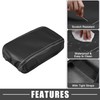 X AUTOHAUX Car Center Console Armrest Cushion Soft Pad Arm