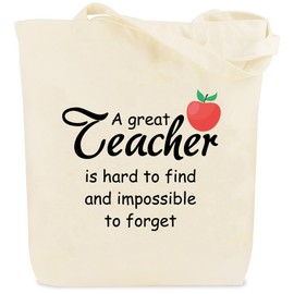 kEUkunHA Thank You Teacher Gifts for Women End Of The Year Christmas Back To School Retirement Leaving Birthday Valentines End Of Term Graduation Appreciation Tote Bag Best Gifts Ideas for Teacher