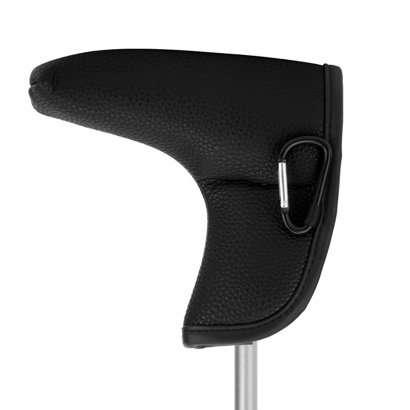 Golf L shape Putter Headcover Slotted Blank PU Waterproof Fabric