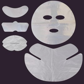 Baoton 700Sheets Face Neck Eye Nose Lip Disposable Plastic Mask Paper for Prevent Evaporation, Moisturizing Patch Wrapped Facial Cover Film for DIY Spa Lock In Moisturize Water