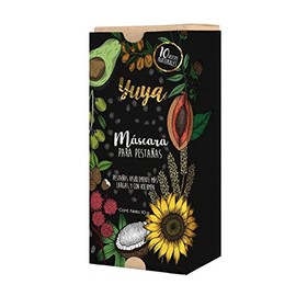 Republic Cosmetics Yuya Rimel - Mascara de pestañas - Flash Eyelash serum - Rimel Rizador de pestañas - Makeup - 10 Aceites Naturales - 10g