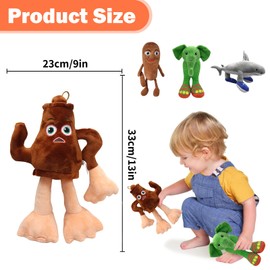 Vilntrosia Italian Brainrot Toys & Italian Brainrot Plush, Unique Tralalero Tralala Stuffed Animal with 4 Styles, Adorable Soft Toy for All Ages, Fans, Kids, for Home, Travel or Play