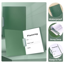 URbantin 12 Pack A4 Clip Folder,Report Covers Presentation Folders with Clip for Business,Office,School (3 Colors)