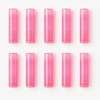 50Pcs Red Plastic Lipstick Containers with Caps 5g Empty Lip