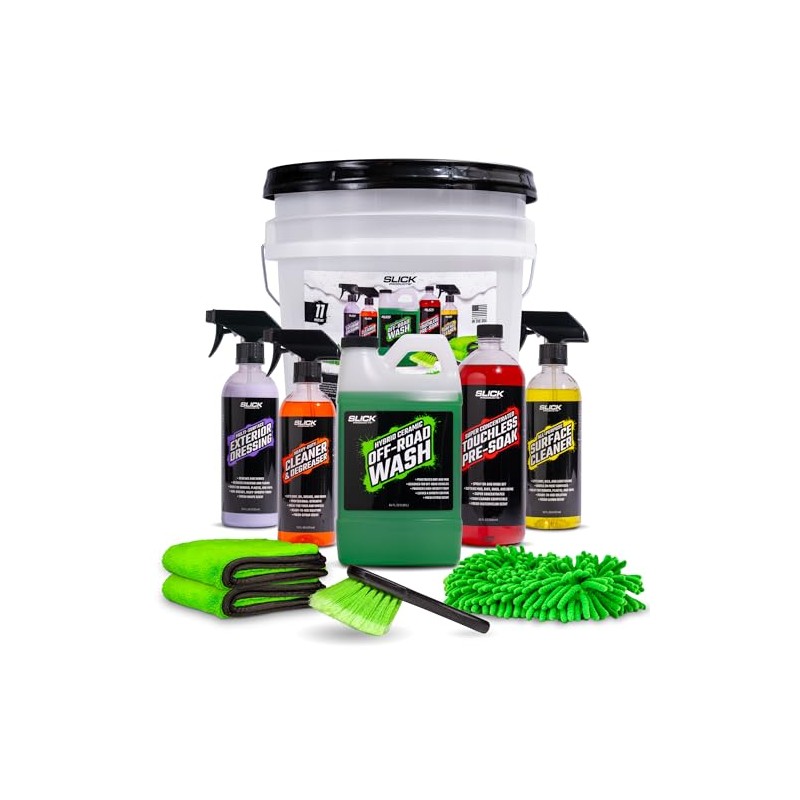 Slick Products Off-Road Wash & Detail Kit (11 Piece)