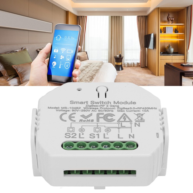 Smart Dimmer Switch Module 2 Way Dimming APP Control Switch