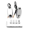 AfterMokit Replacement LED Mirror Block Off Base Plates for Honda