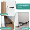 6 Pack Door Stoppers, 112mm Long Door Stop, Spring Loaded,