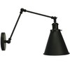 DZSUMY Industrial Black Wall Sconce Angle Adjustable Decorative Modern Farmhouse
