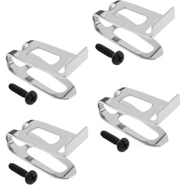 JCZD 4PCS Belt Clip Hooks Compatible with Makita DHP480 DHP482 HP457 HP347 TD127 TD126 Hammer Impact Drills Power Tool with Screws 324705-1 346317-0