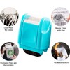 HONGCI Privacy ID Address Blocker Stamp, Blue, Rectangular, Roller Stamp,