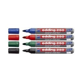 Whiteboard Marker e-250, Round Sp.1.5-3 mm, Black