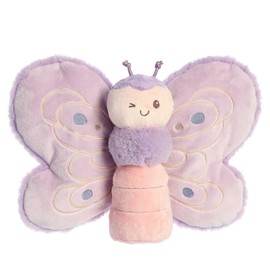 Aurora® Playful Flutterflies™ Flutterfly™ Baby Stuffed Animal - Soft & Cuddly Toy - Imaginative Play - Purple 12.5 Inches