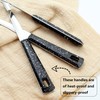 3-Piece,Stainless Steel Serving Spoons Set with Slotted Spoon, Serving Spoon