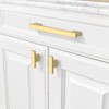 KNOKLOCK 10 Pack Brushed Gold Cabinet Knobs Single Hole Centers,Gold