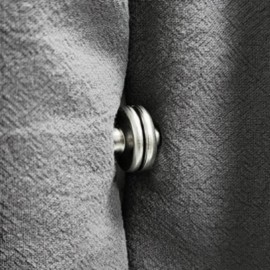 Curtain Pin Magnetic Fastener Clip for Shaping & Anti-Unraveling 17mm 5ea