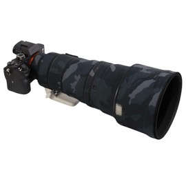 ROLANPRO Waterproof Lens Coat for Sony FE 300mm F2.8 GM OSS Camo Lens Protective Cover Telephoto Lens Scratch Resistant Wildbird Photography - Dark Camo