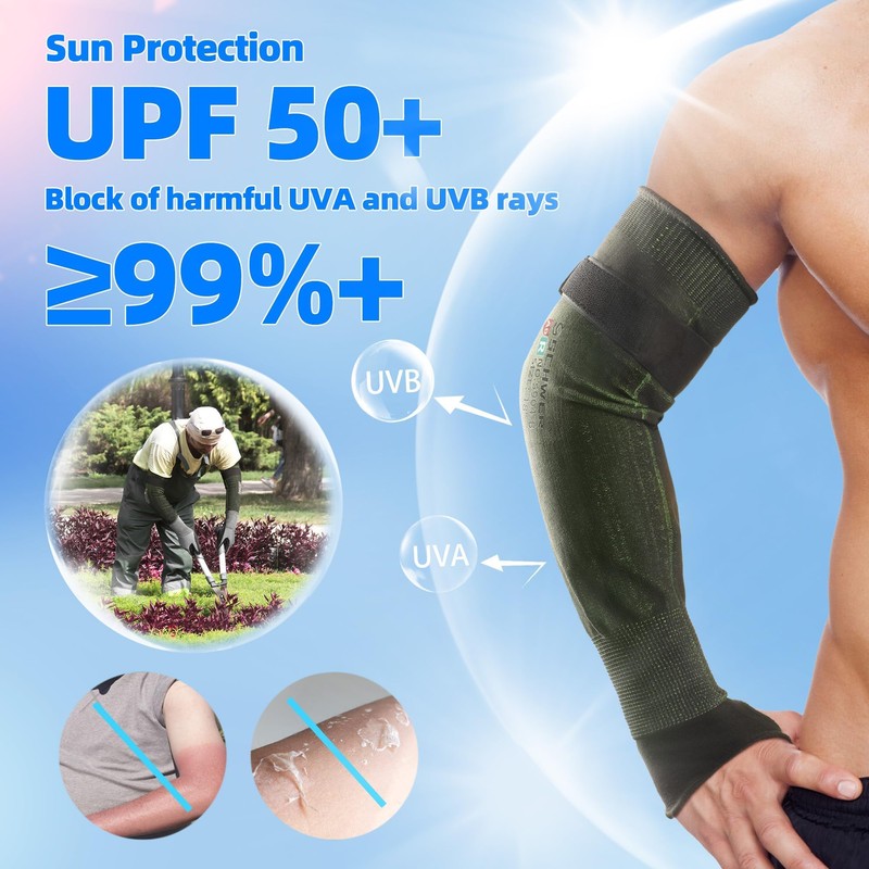 Schwer PRO-SKIN ANSI A9 Cut Resistant Arm Sleeves for Men