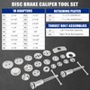 NYXOVA 24pcs Brake Caliper Tool, Heavy Duty Disc Brake Caliper