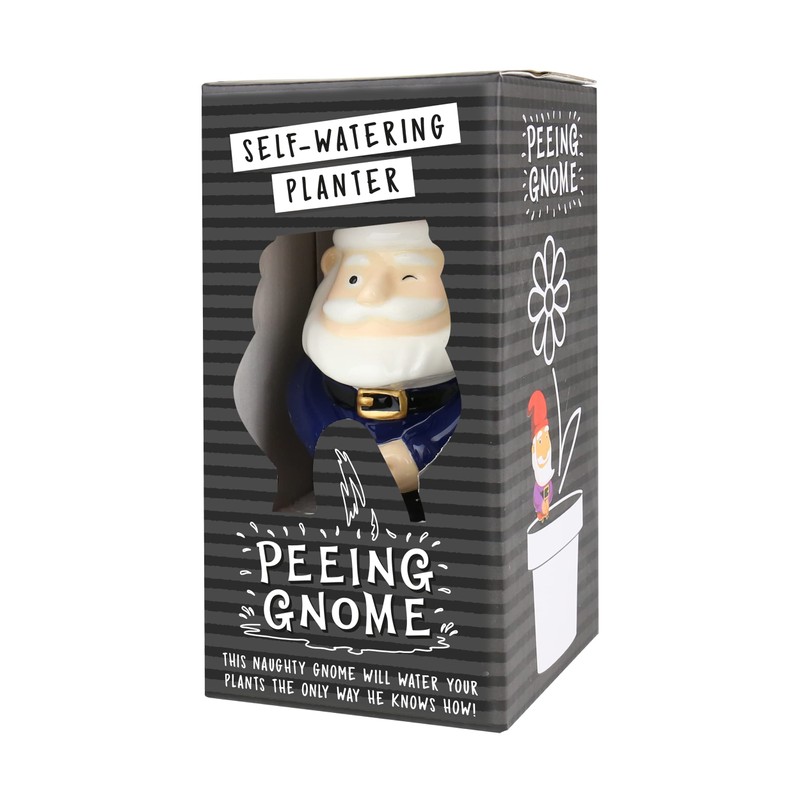 Gift Republic SINGLE UNIT - Peeing Gnome - Self Watering
