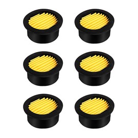 6PCS Air Compressor Replacement Filter Elements for 1/2'' 1/4" 3/8"Air Compressor Intake Paper Filter Sound Muffler Accessories for Generators, Blowers, Exhaust Ports HE015