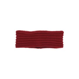 Sterntaler Baby Boys Headband Baby Knitted Rib Pattern Winter Headband - Baby Headband - Lined with Cotton Fleece - Dark Red 49, darkred