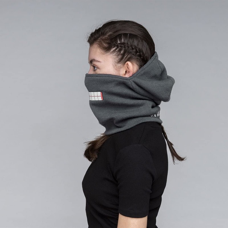 Kangol Okay Collapsible Balaclava - Anthracite/1SFM - Charcoal - One