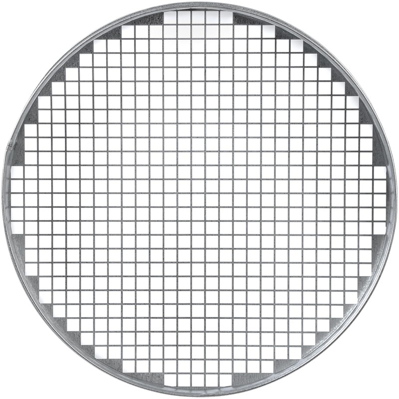HVAC OV Galvanized Metal Duct End Cap - 12 Inch