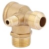 Brass Air Compressor Check Valve Male Thread 90 Degree Normal