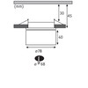 Paulmann Spircle 93374 LED Recessed Light 78 mm Including 1