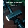 MagicShine Bicycle Light RAY 1600B,USB-C Fast Charging IPX6 Waterproof,Equipped with