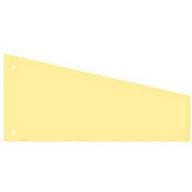 Kangaro 07070-07-TR Divider Strips, Paper, Yellow, 235 x 105 Trapezoid