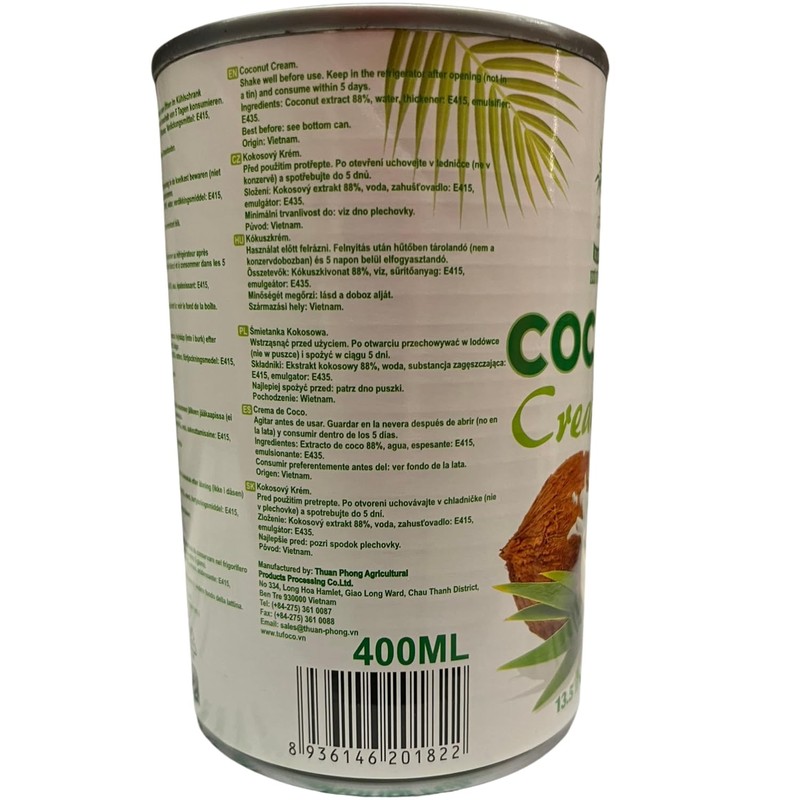 Bamboo Tree Crema di Cocco 400ml - 20-22% Grassi