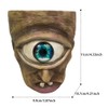 Eye Head Resin Flower Pot Decorative Indoor Outdoor Planter Round
