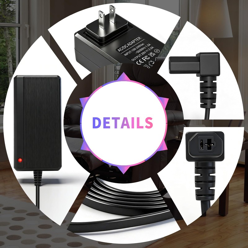 AIZYSY Power Adapter KDDY008M 29V 2A for Kaidi Recliner Sofa